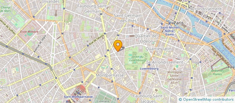 localisation de l'entreprise SYND.COPR. 33 RUE DE VAUGIRARD  75006 PA  PARIS