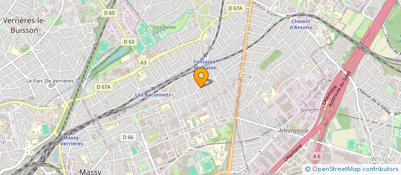 localisation de l'entreprise SYND COPR 33 RUE DES BACONNETS 92 ANTONY à ANTONY