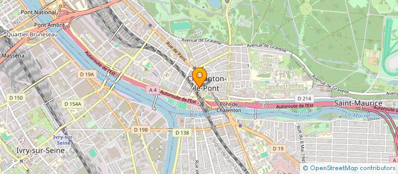 localisation de l'entreprise SYND.COPR. 33 RUE DU VAL D OSNE 94 SAINT à CHARENTON-LE-PONT