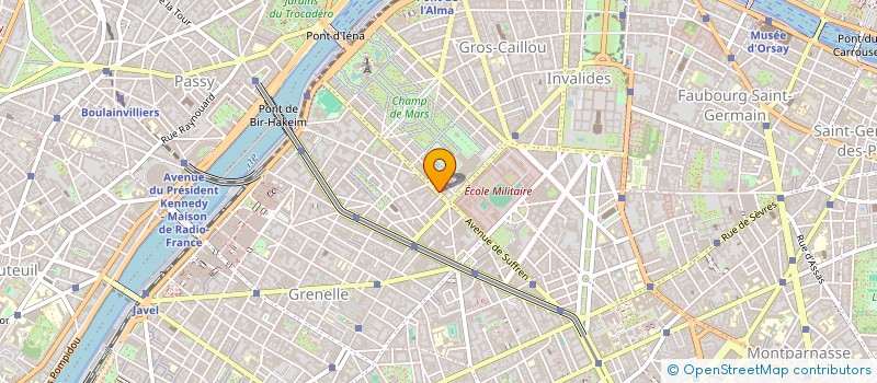 localisation de l'entreprise SYND.COPR. 33 RUE JEAN MARIDOR  PARIS 15  PARIS