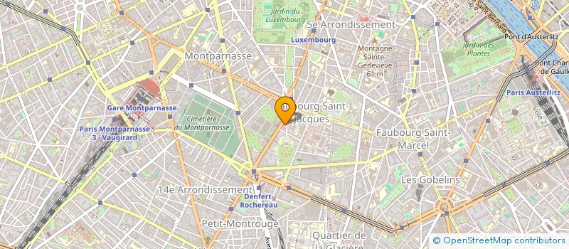 localisation de l'entreprise SYND.COPR. 34 AV DE L OBSERVATOIRE PARIS  PARIS