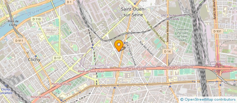 localisation de l'entreprise SYND COPR 34 R GARIBALDI 93 ST OUEN à SAINT-OUEN-SUR-SEINE