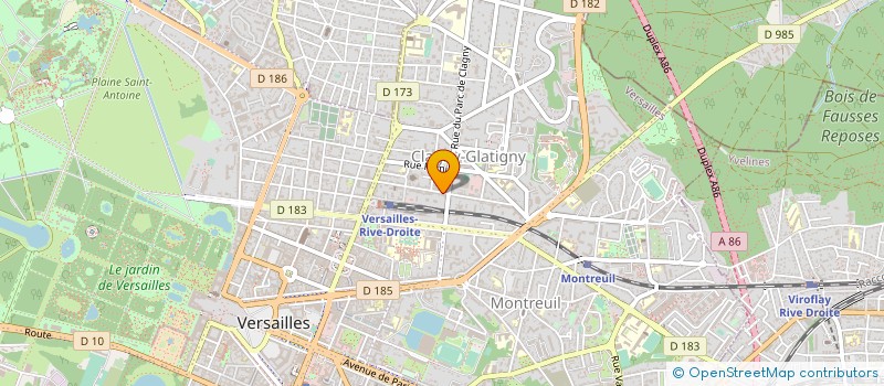 localisation de l'entreprise SYND COPR 34 RUE ALBERT JOLY à VERSAILLES