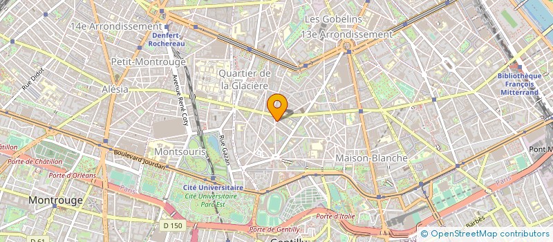 localisation de l'entreprise SYND.COPR. 34 RUE DE L ESPERANCE PARIS 1  PARIS