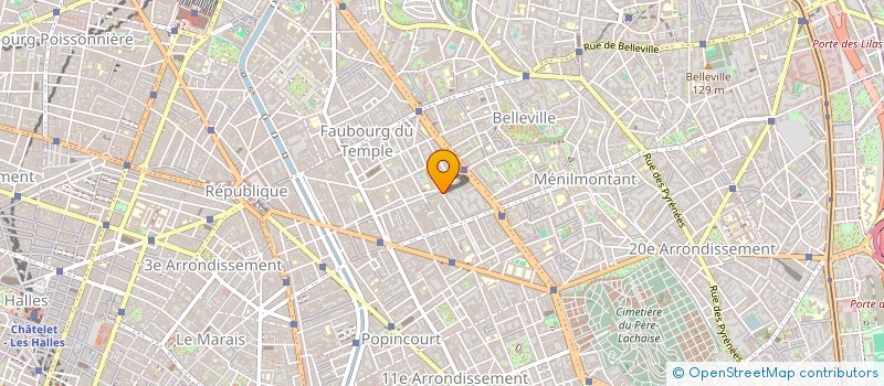 localisation de l'entreprise SYND.COPR. 34 RUE MORET 75011   PARIS RE  PARIS