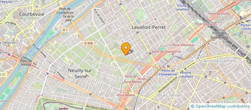 localisation de l'entreprise SYND COPR 35 R DE VILLIERS NEUILLY à NEUILLY-SUR-SEINE