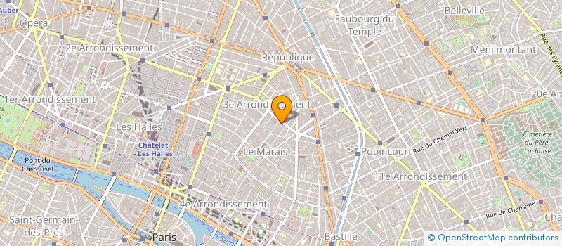 localisation de l'entreprise SYND COPR 35 RUE DDE BRETAGNE 75003 PARIS  PARIS
