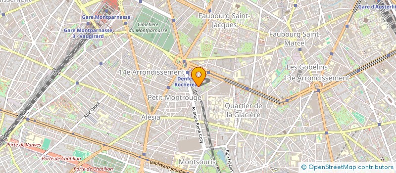 localisation de l'entreprise SYND.COPR. 35 RUE DE LA TOMBE   ISSOIRE  PARIS