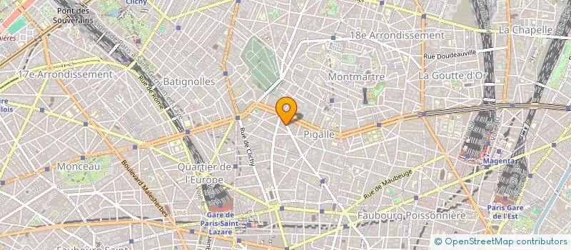 localisation de l'entreprise SYND.COPR. 35 RUE FONTAINE 75009 PARIS R  PARIS