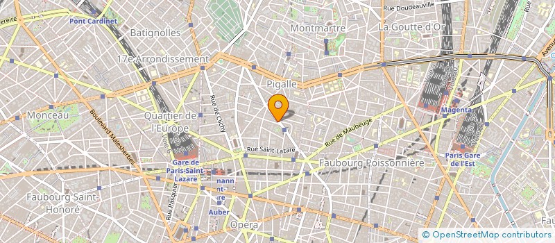 localisation de l'entreprise SYND.COPR. 35 RUE NOTRE DAME DE LORETTE  PARIS