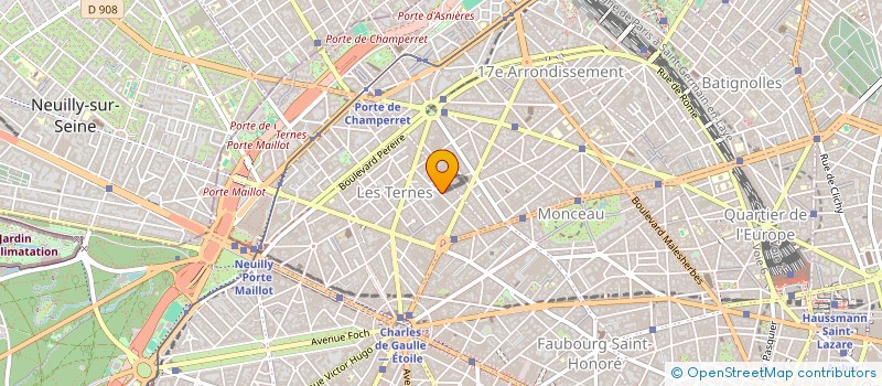 localisation de l'entreprise SYND COPR 36-38 RUE DES RENAUDES  PARIS