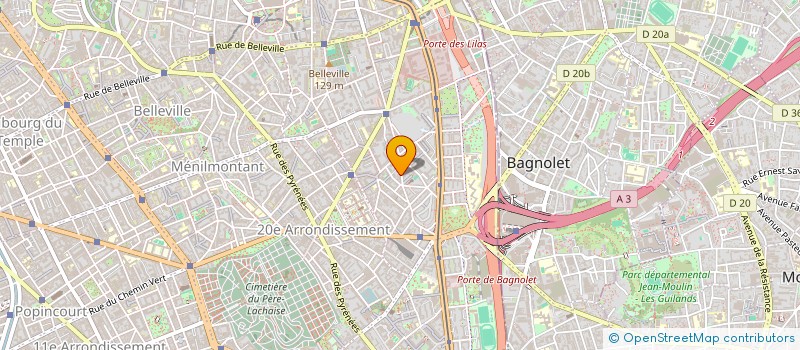 localisation de l'entreprise SYND.COPR. 36 38 RUE E MAREY    39 RUE A  PARIS