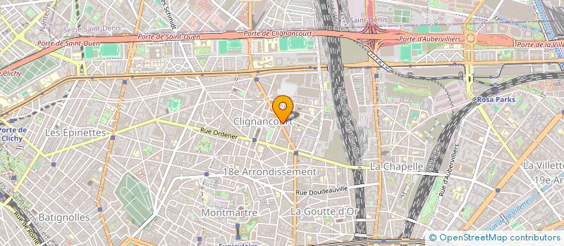 localisation de l'entreprise SYND.COPR. 36 BD ORNANO 75018   PARIS RE  PARIS