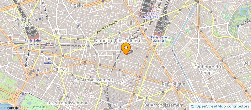 localisation de l'entreprise SYND.COPR. 36 RUE D' HAUTEVILLE 75010 PA  PARIS