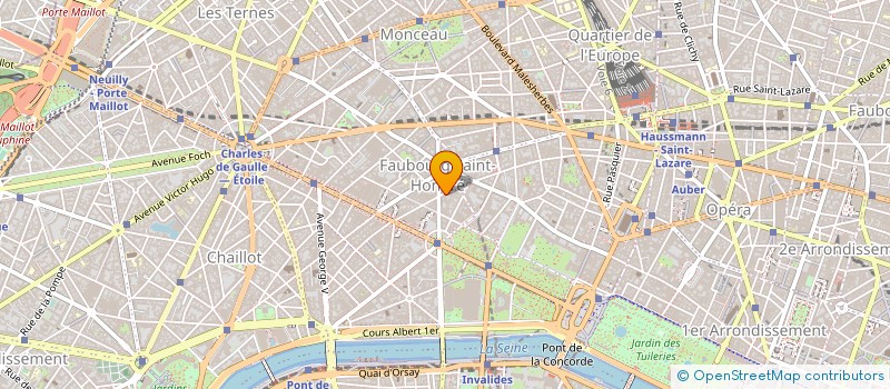 localisation de l'entreprise SYND.COPR. 36 RUE DU COLISEE    75008 PA  PARIS