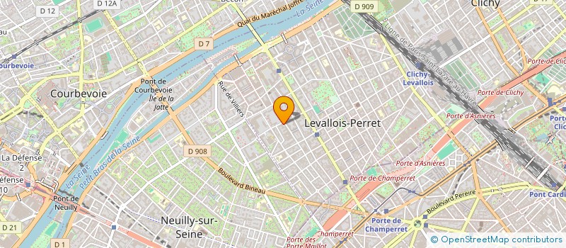 localisation de l'entreprise SYND.COPR. 36 RUE KLEBER LEVALLOI à LEVALLOIS-PERRET