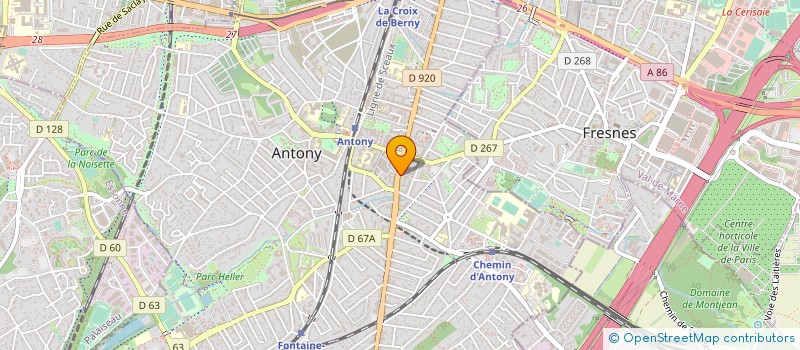 localisation de l'entreprise SYND.COPR. 36 RUE MONSIEUR LE   PRINCE 7 à ANTONY