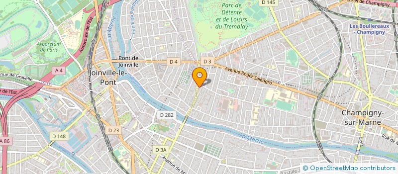 localisation de l'entreprise SYND.COPR. 37 R CHARLES FLOQUET  CHAMPIGNY-SUR-MARNE