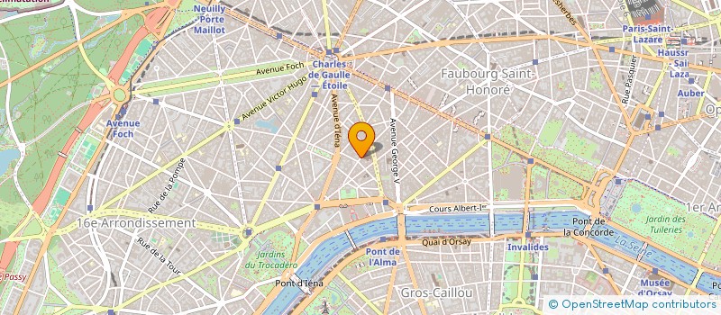 localisation de l'entreprise SYND.COPR. 37 RUE CHAILLOT 75116 PARIS R  PARIS