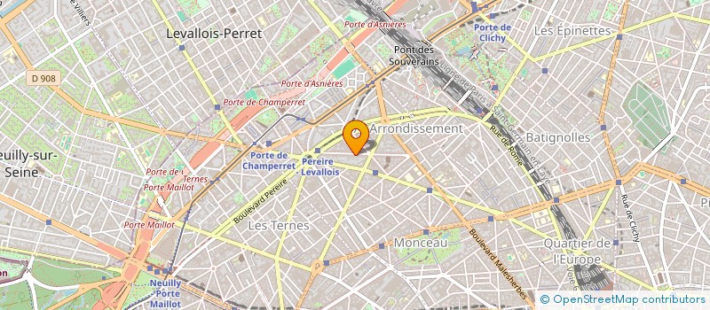 localisation de l'entreprise SYND.COPR. 37 RUE DES TERNES    75017 PA  PARIS