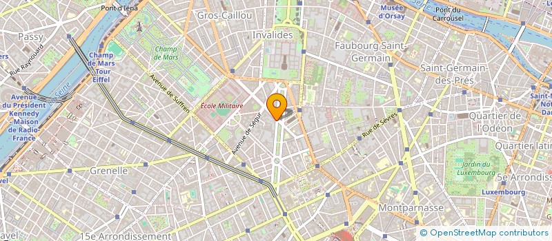 localisation de l'entreprise SYND.COPR. 38 AV DUQUESNE       75007 PA  PARIS