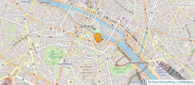 localisation de l'entreprise SYND.COPR. 38 BD SAINT GERMAIN  75005 PA  PARIS