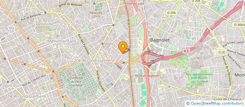 localisation de l'entreprise SYND.COPR. 38 BIS BD VOLTAIRE   75011 PA  PARIS