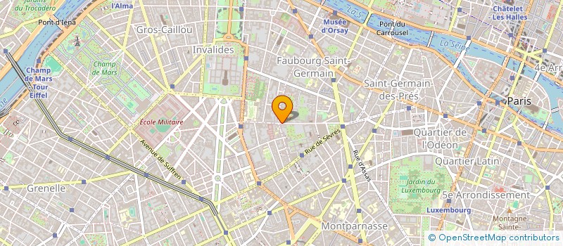 localisation de l'entreprise SYND.COPR. 38 RUE DE BABYLONE   75007 PA  PARIS