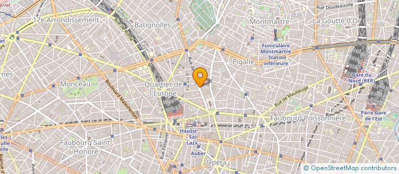 localisation de l'entreprise SYND.COPR. 38 RUE DE CLICHY PARIS 9 REP  PARIS