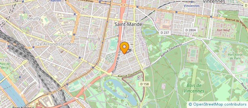 localisation de l'entreprise SYND.COPR. 38 RUE DE L ALOUETTE 94 ST MA  SAINT-MANDE