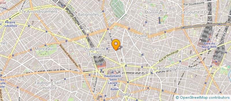 localisation de l'entreprise SYND.COPR. 38 RUE DE MAUBEUGE   75009 PA  PARIS