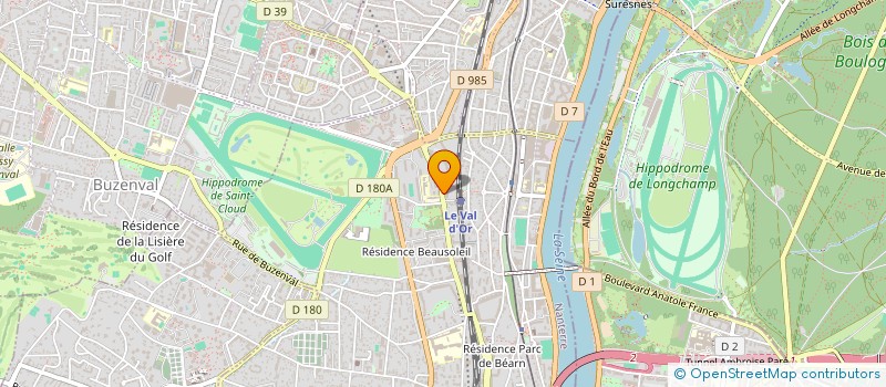 localisation de l'entreprise SYND COPR 38 RUE DU MONT VALERIEN 92210 SAINT CLOUD à SAINT-CLOUD
