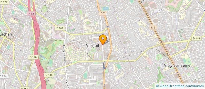 localisation de l'entreprise SYND.COPR. 38 RUE DU MOULIN VERT PARIS 1 à VILLEJUIF