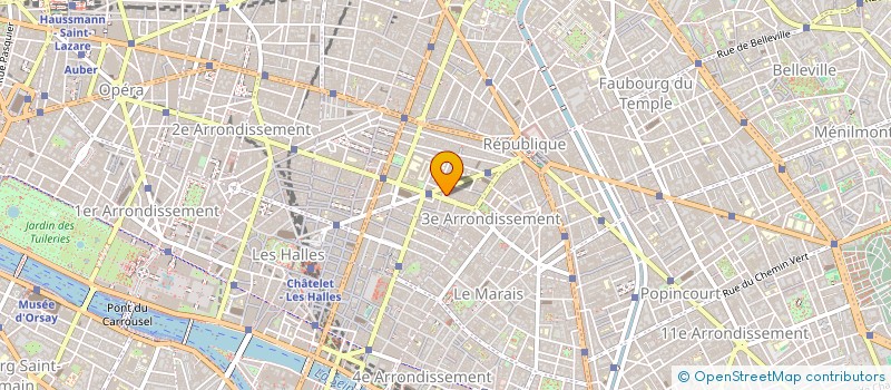 localisation de l'entreprise SYND COPR 38 RUE REAUMUR 75003 PARIS  PARIS