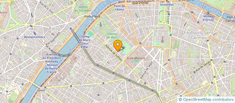 localisation de l'entreprise SYND.COPR. 39 AV CHARLES FLOQUET 75007 P  PARIS