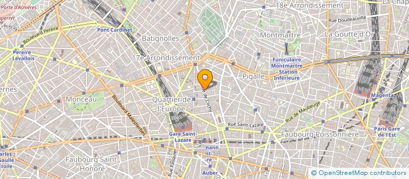 localisation de l'entreprise SYND.COPR. 39 RUE CARDINET 75017 PARIS R  PARIS