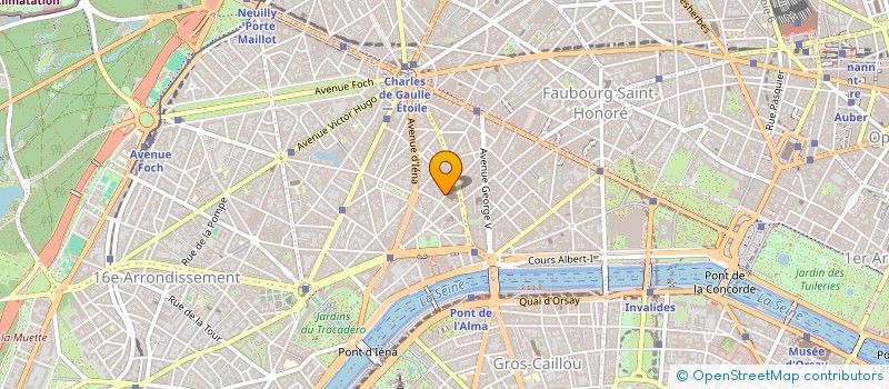 localisation de l'entreprise SYND.COPR. 39 RUE CHAILLOT 75016 PARIS R  PARIS
