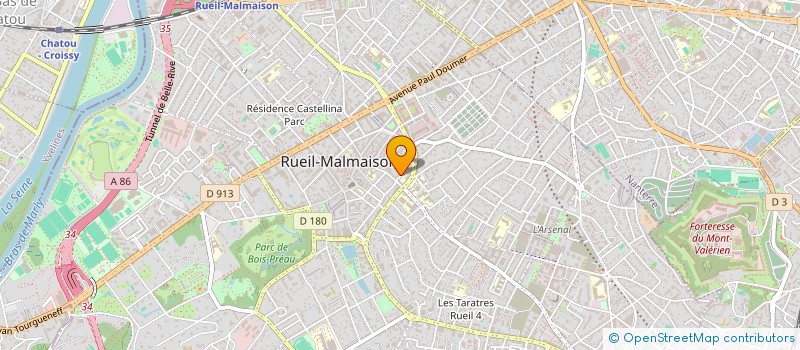 localisation de l'entreprise SYND COPR 39 RUE CREVEL DUVAL 92 RUEIL à RUEIL-MALMAISON