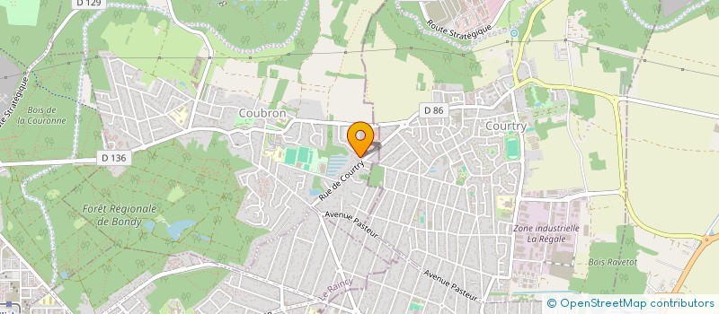 localisation de l'entreprise SYND COPR 39 RUE DE COURTRY 93 COUBRON  COUBRON