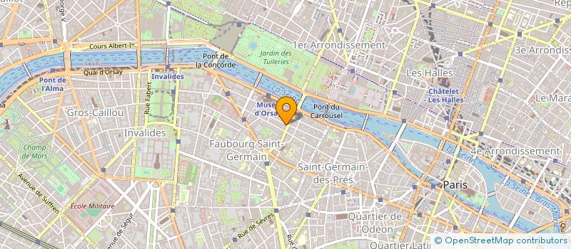 localisation de l'entreprise SYND.COPR. 39 RUE DE VERNEUIL   75007 PA  PARIS