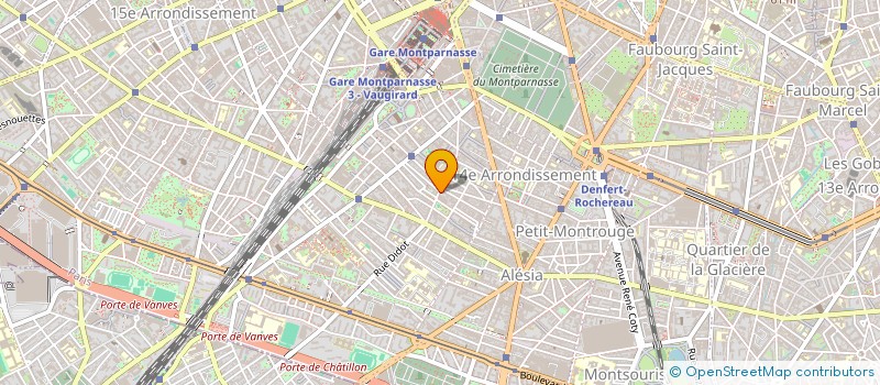 localisation de l'entreprise SYND.COPR. 39 RUE DIDOT 75014   PARIS RE  PARIS