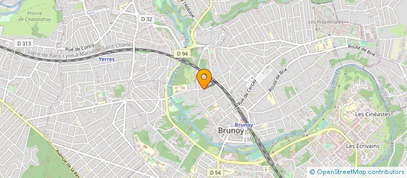 localisation de l'entreprise SYND.COPR. 4 12 RUE COROT à BRUNOY