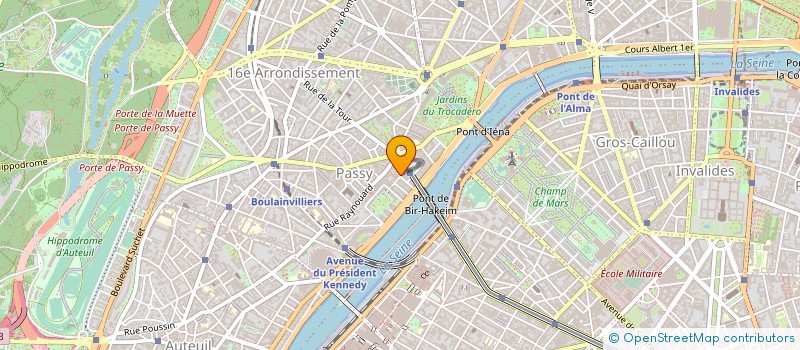 localisation de l'entreprise SYND.COPR. 4-4 BIS RUE DES EAUX 75016 PA  PARIS