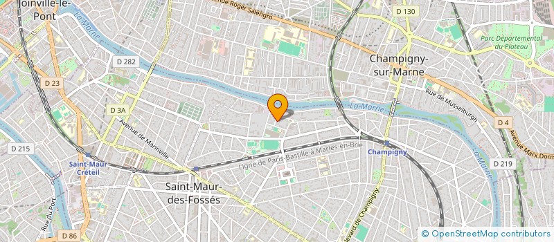 localisation de l'entreprise SYND.COPR. 4-6 RUE DE LHOMME à SAINT-MAUR-DES-FOSSES