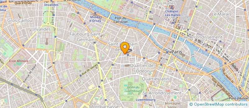 localisation de l'entreprise SYND.COPR. 4-6 RUE DES CISEAUX 75006 PA  PARIS