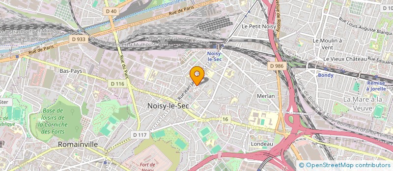 localisation de l'entreprise SYND.COPR. 4 A 6 AV MONTGOLFIER 93 LIVRY à NOISY-LE-SEC