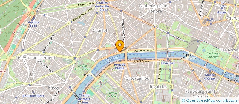 localisation de l'entreprise SYND.COPR. 4 AV. DE NEW YORK  PARIS