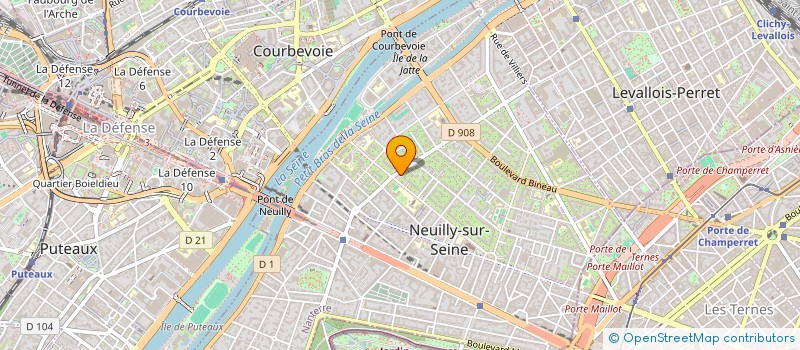 localisation de l'entreprise SYND COPR 4 BD DU CHATEAU &42 BD D'ARG à NEUILLY-SUR-SEINE