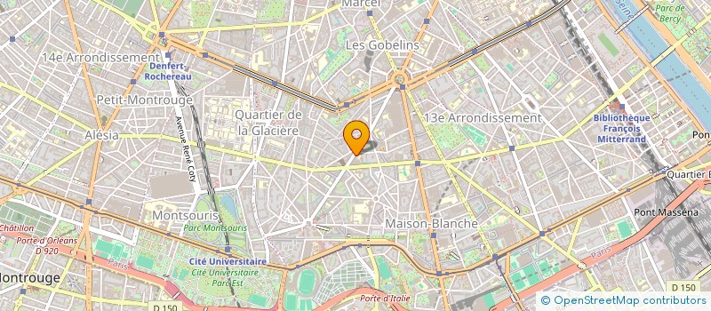 localisation de l'entreprise SYND.COPR. 4 PLACE D ITALIE PARIS 13 REP  PARIS