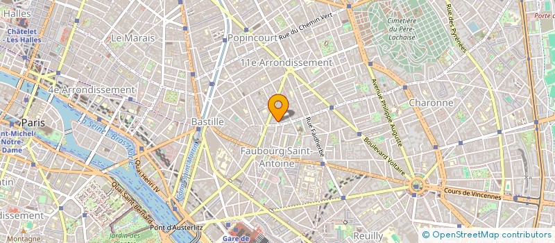localisation de l'entreprise SYND COPR 4 PS CHARLES DALLERY 75111  PARIS